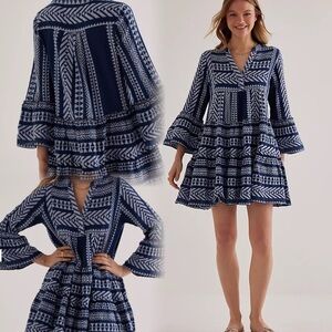 Anthropologie Robe Tunique courte DEVOTION TWINS
